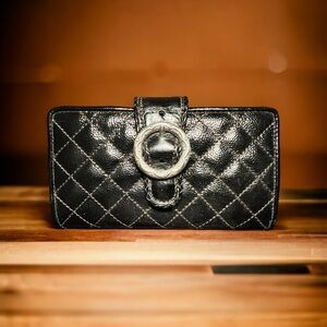 Brighton Quilted Fifth Avenue Shine Long Wallet
